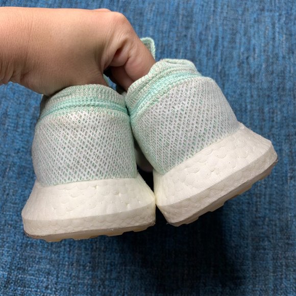 Adidas Pureboost Go Clear Mint Lace Up Low Top Running Shoes - Picture 5 of 8